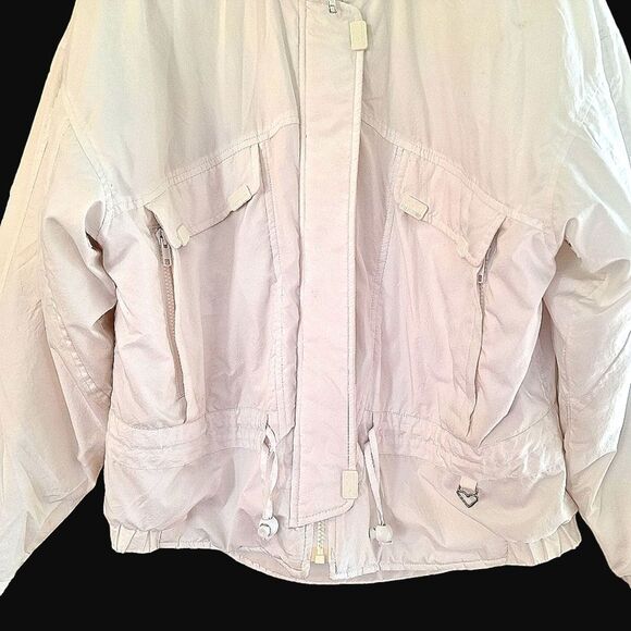 Vintage Womens OBERMEYER Sport Ski Jacket Nirvana Size 10 White Hong Kong - Picture 5 of 16